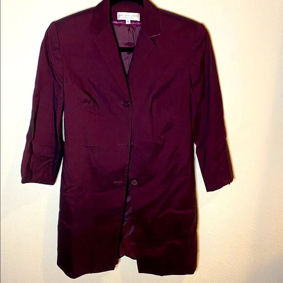 Jackie Jon Purple Jacket Sz 6 - Picture 5 of 5